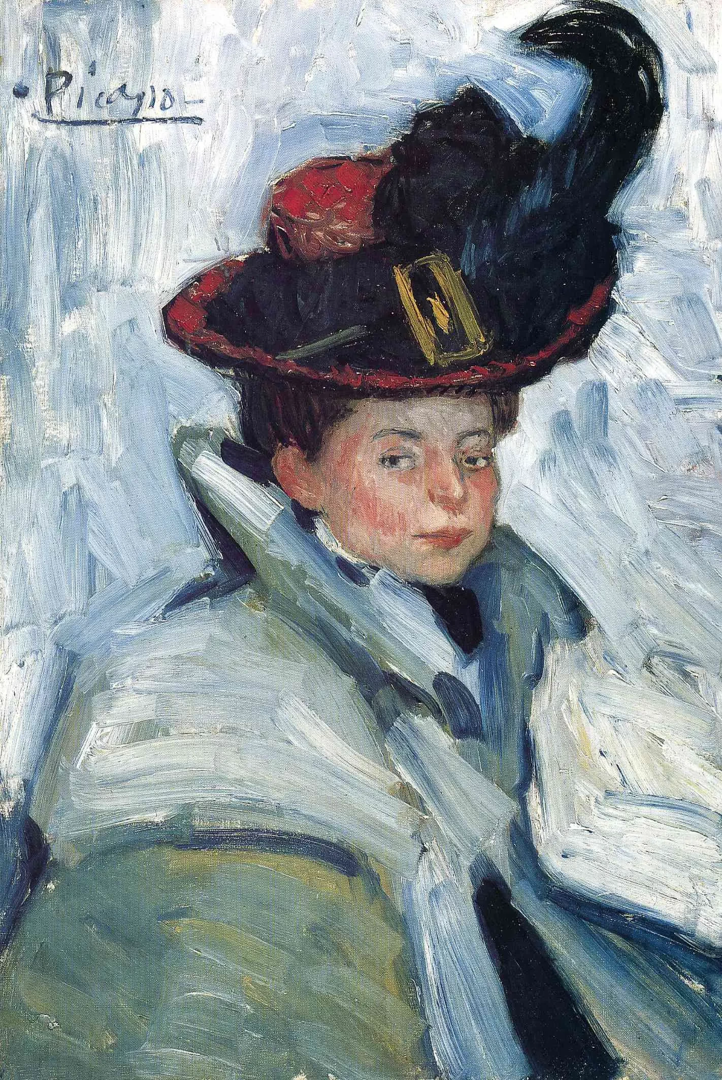 Donna con mantello, 1901